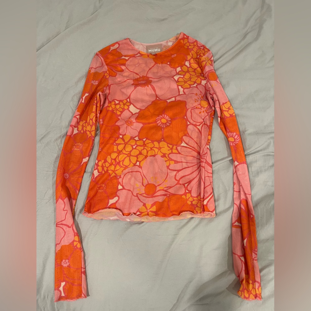 Show me your Mumu Floral Long Sleeve Top